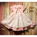 girls cotton materials summer boutique dress